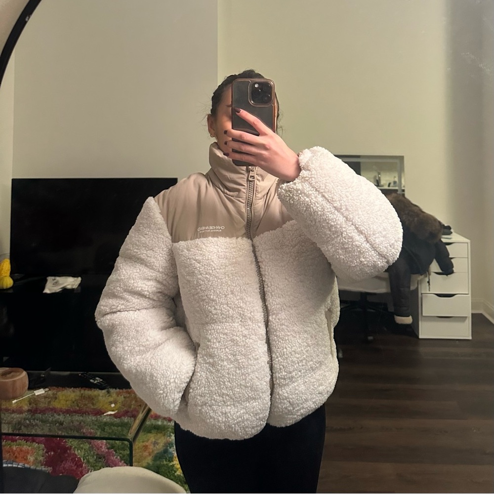 Sherpa Puffer Jacket